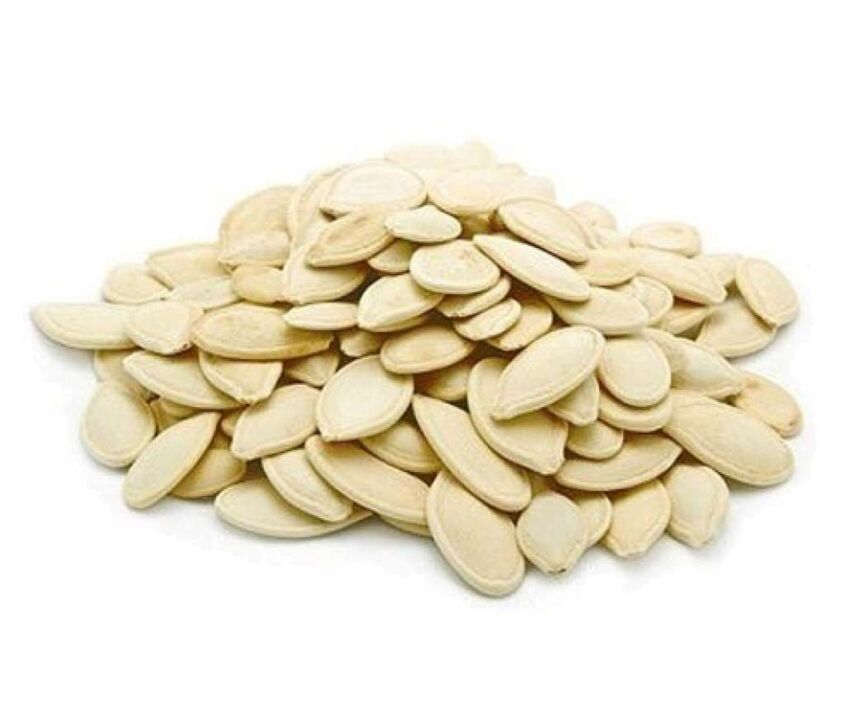 Pumpkin seeds from prostate